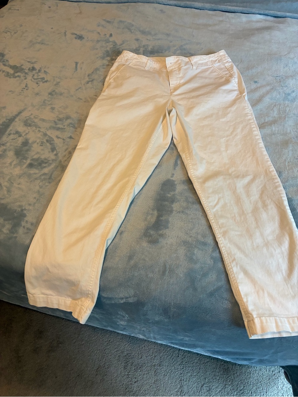 The Loft Classic White Casual Pants